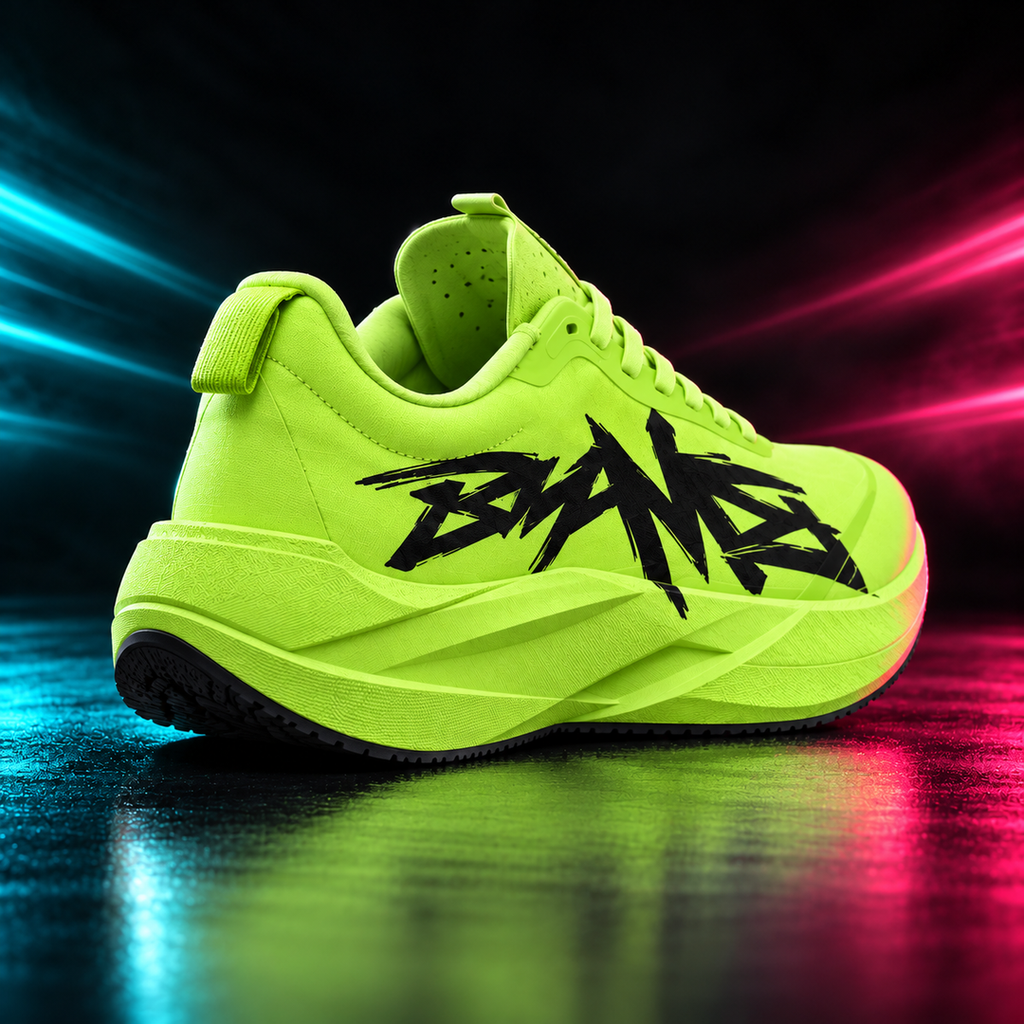 CHUNTA Signature in Lime, rear three-quarter campaign view