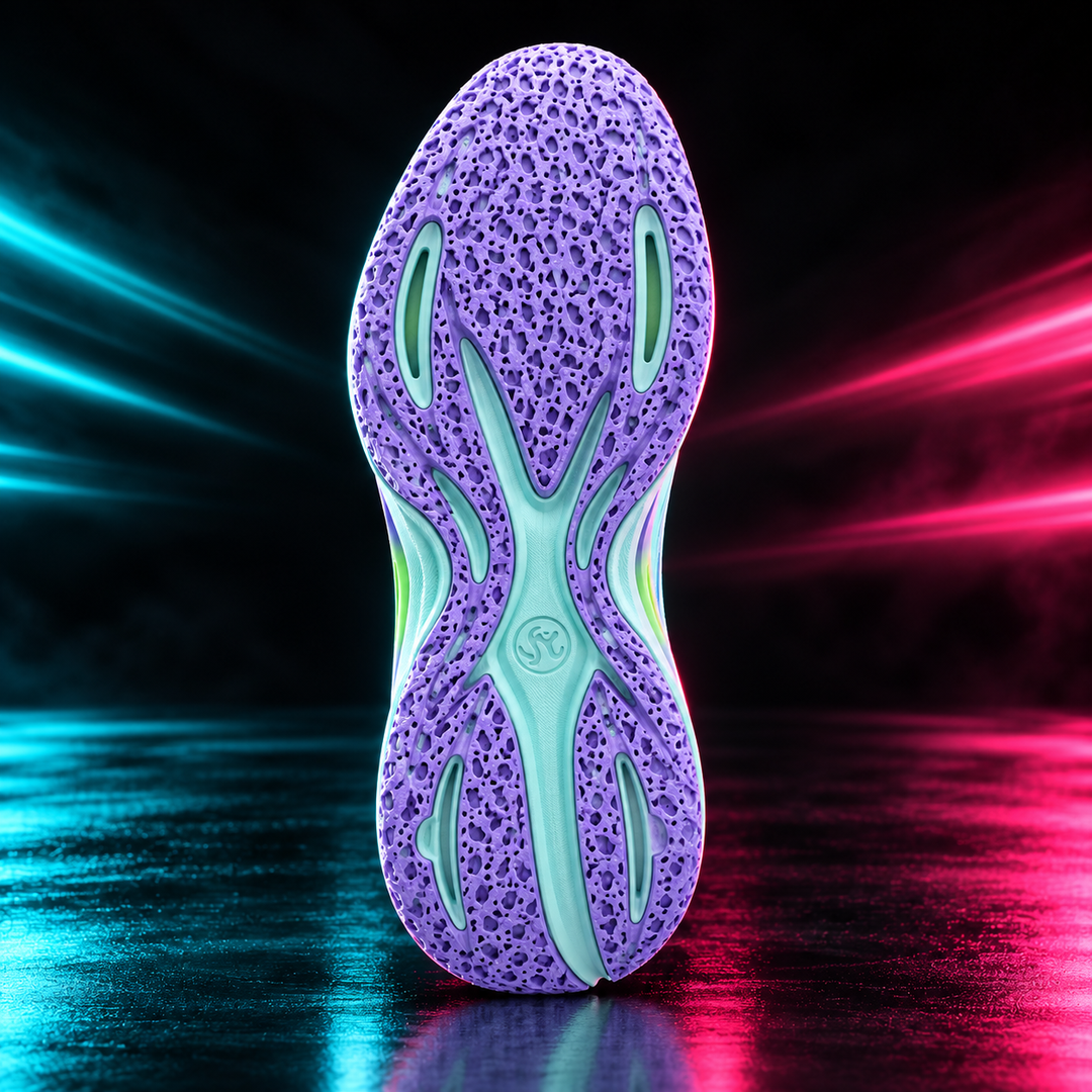 CHUNTA Orbit in Light Blue / Lilac, outsole view