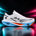 CHUNTA Tempo in White / Blue, outer lateral campaign view