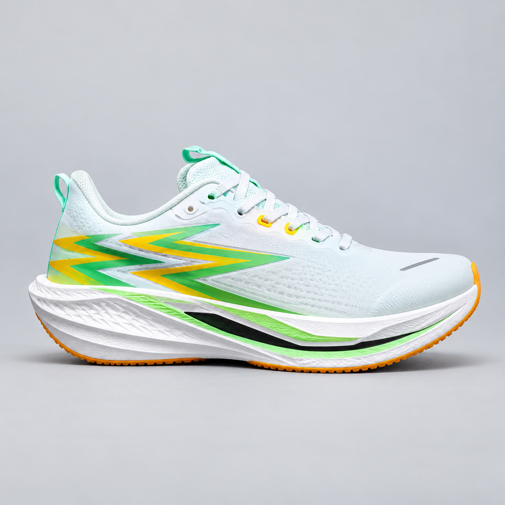 CHUNTA Strike in White / Green, outer lateral view