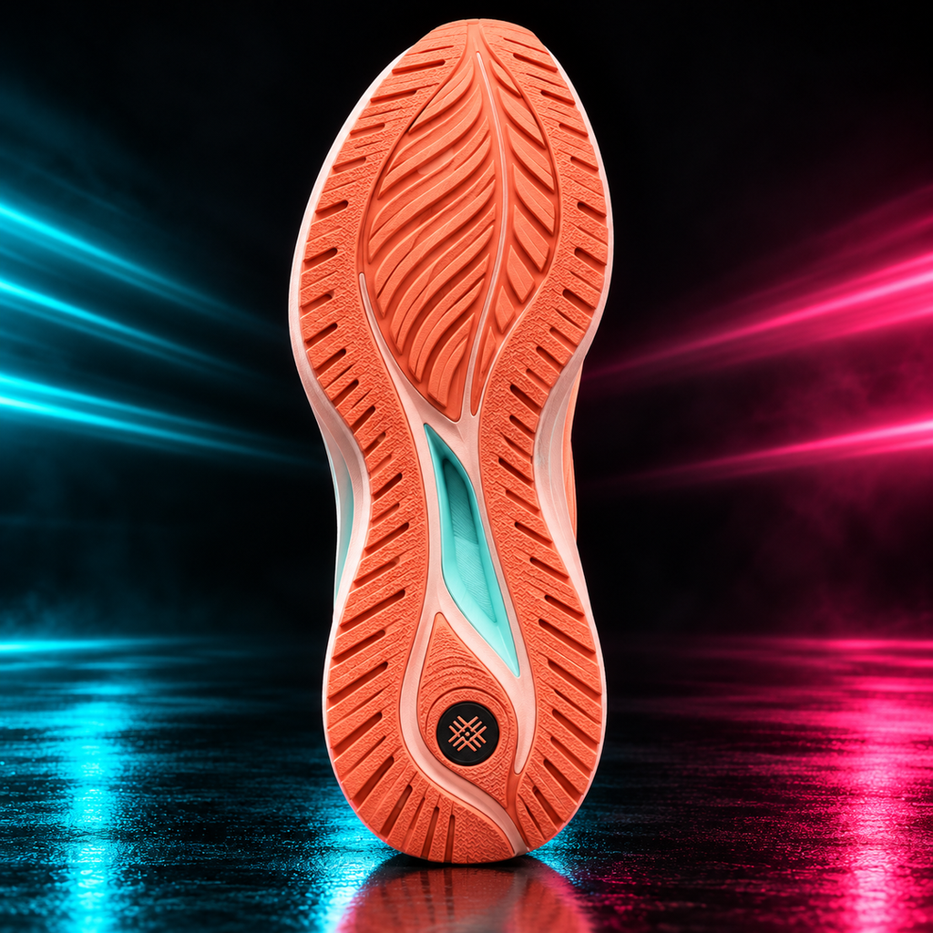CHUNTA Orbit in Salmon, outsole view