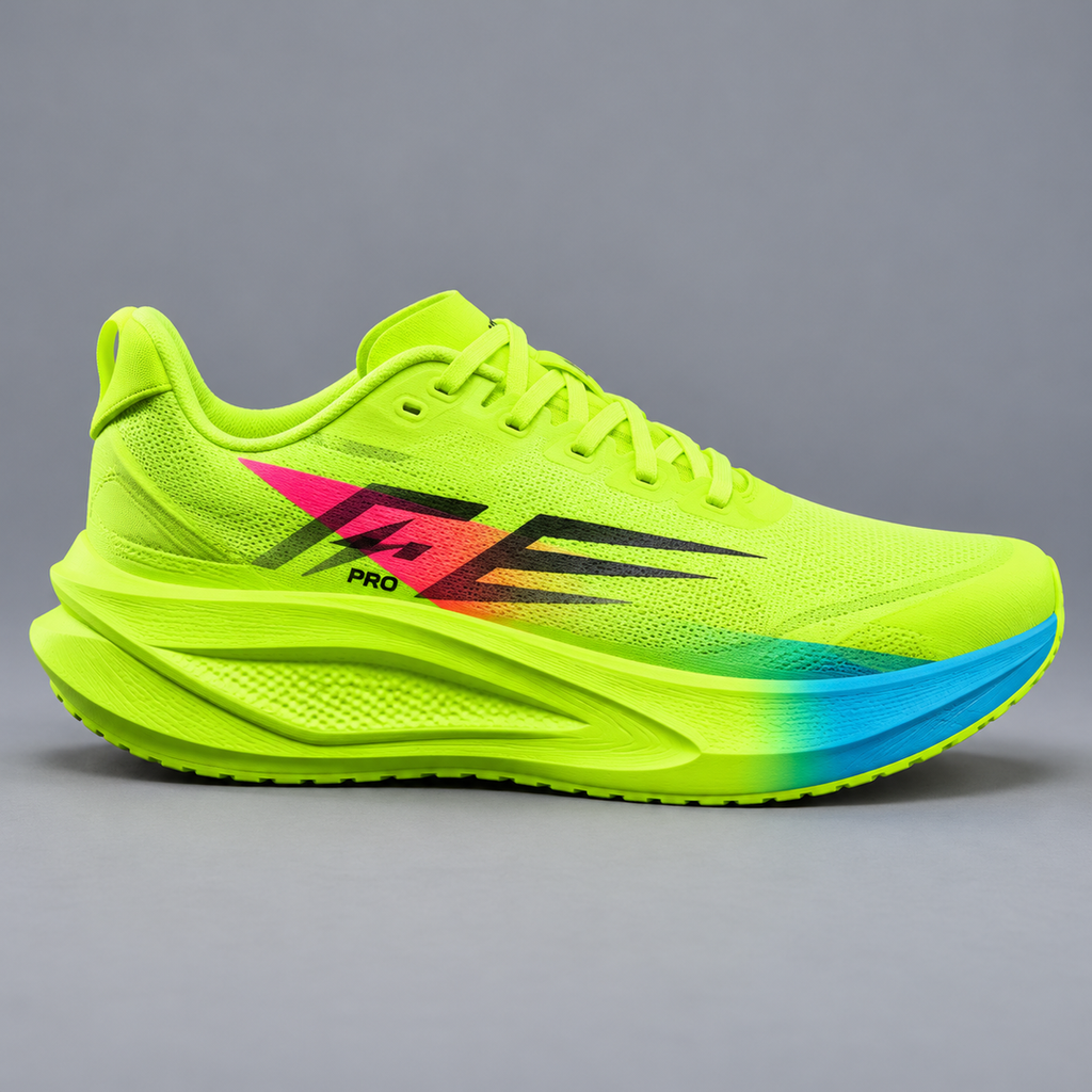 CHUNTA Dash in Lime, outer lateral view