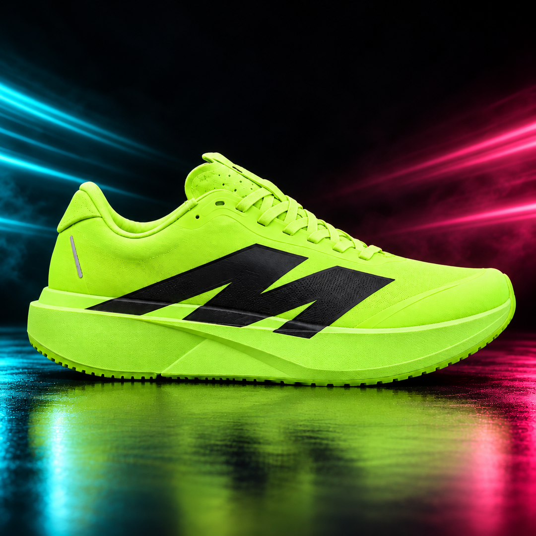 CHUNTA Apex in Lime, outer lateral campaign view