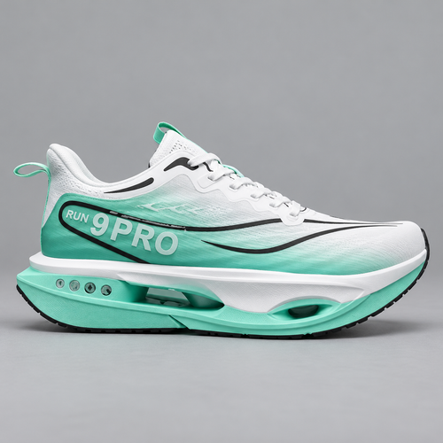 CHUNTA 9PRO in White / Mint, outer lateral view