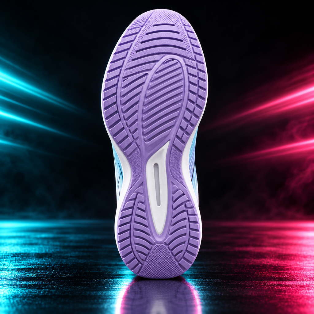 CHUNTA Arc 6.0 in Light Blue / Lilac, outsole view