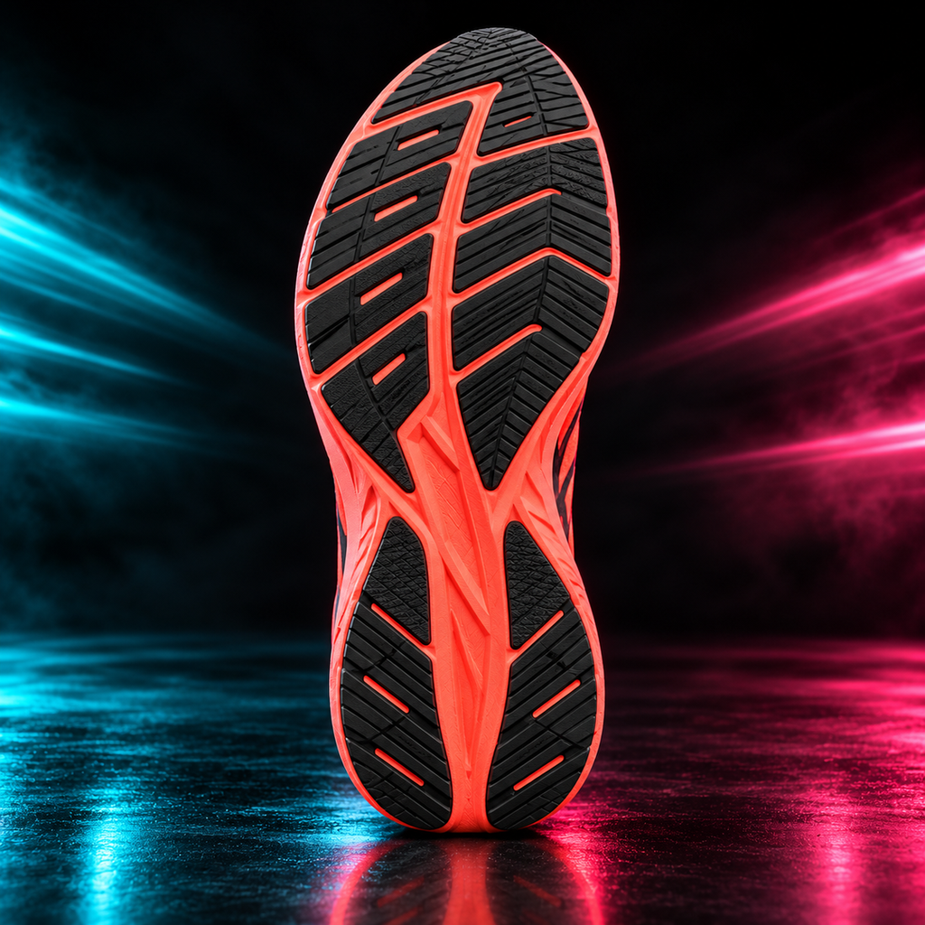 CHUNTA Signature in Coral, outsole view