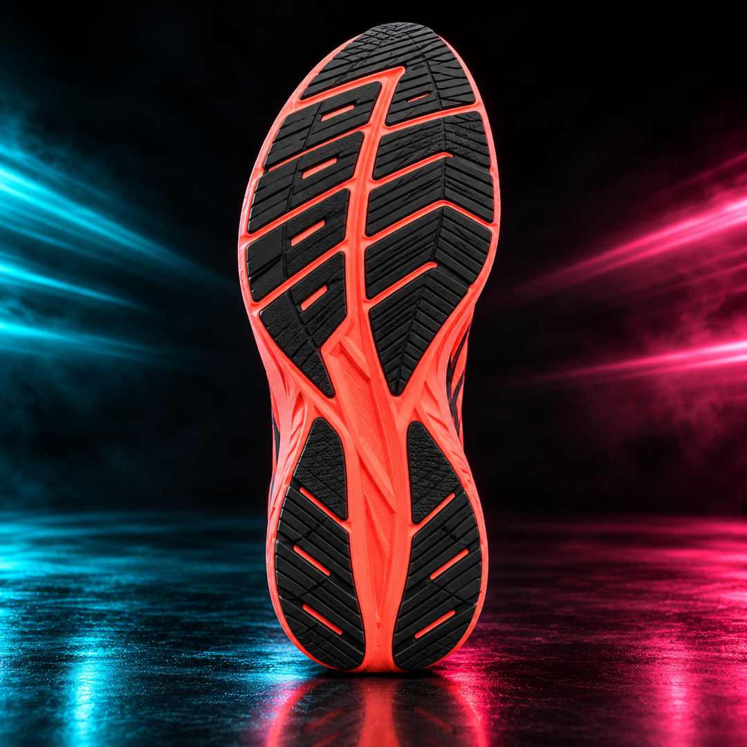CHUNTA Signature in Coral, outsole view