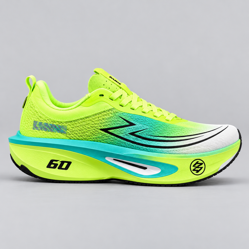 CHUNTA Arc 6.0 in Lime, outer lateral view