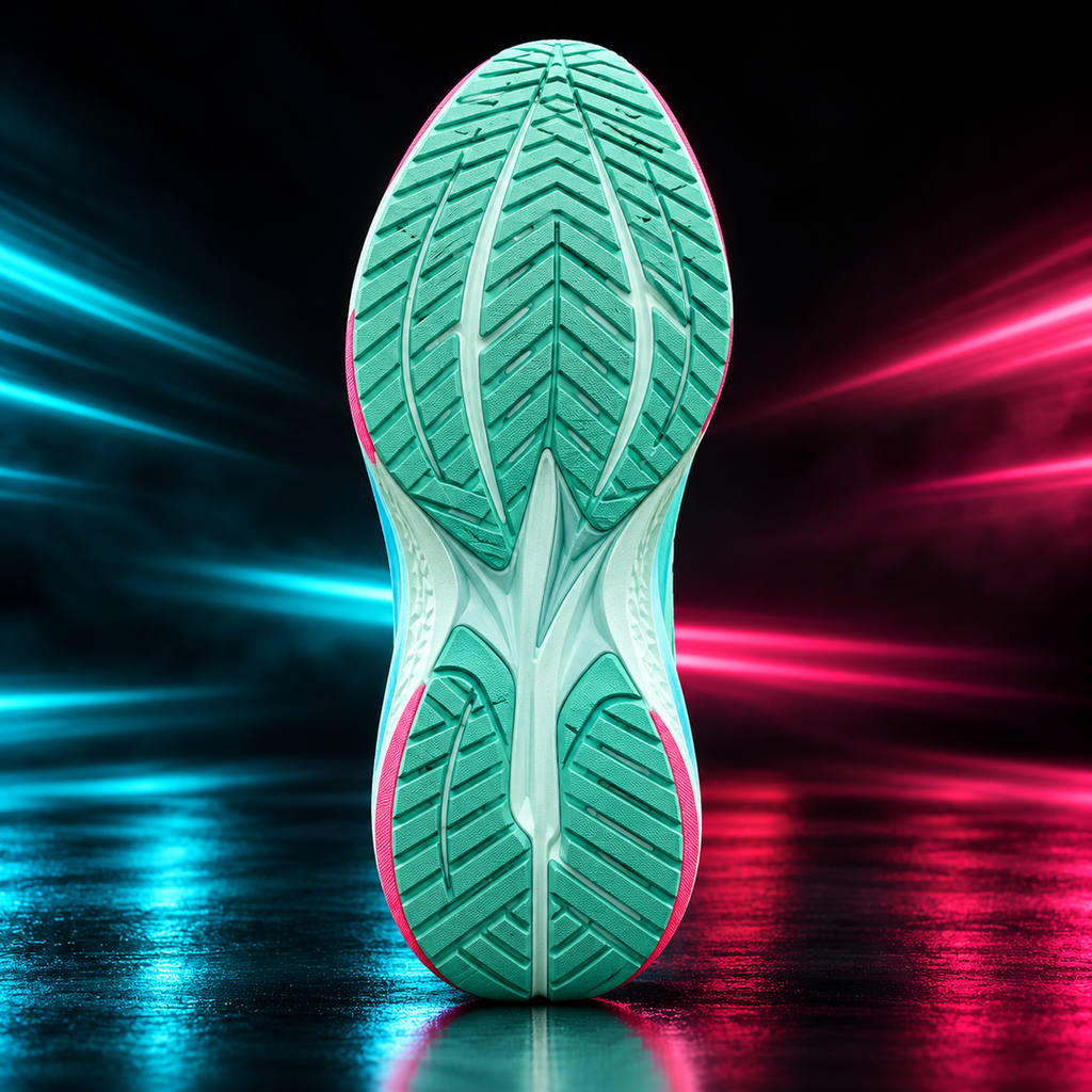 CHUNTA Strike in Mint, outsole view