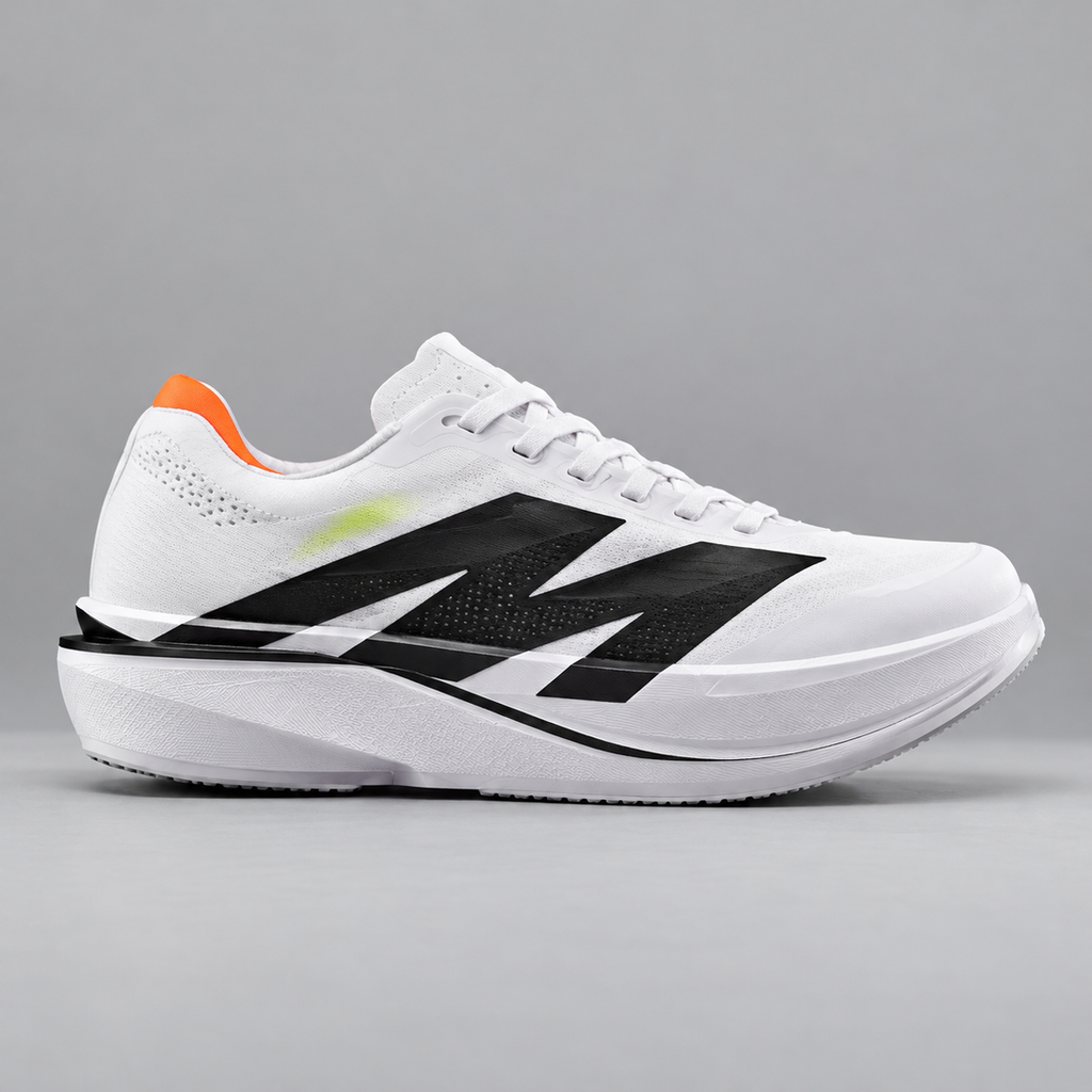 CHUNTA Apex in White / Black, outer lateral view