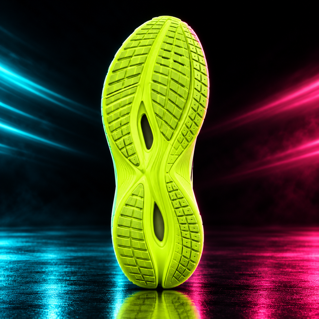 CHUNTA 9PRO in Lime, outsole view