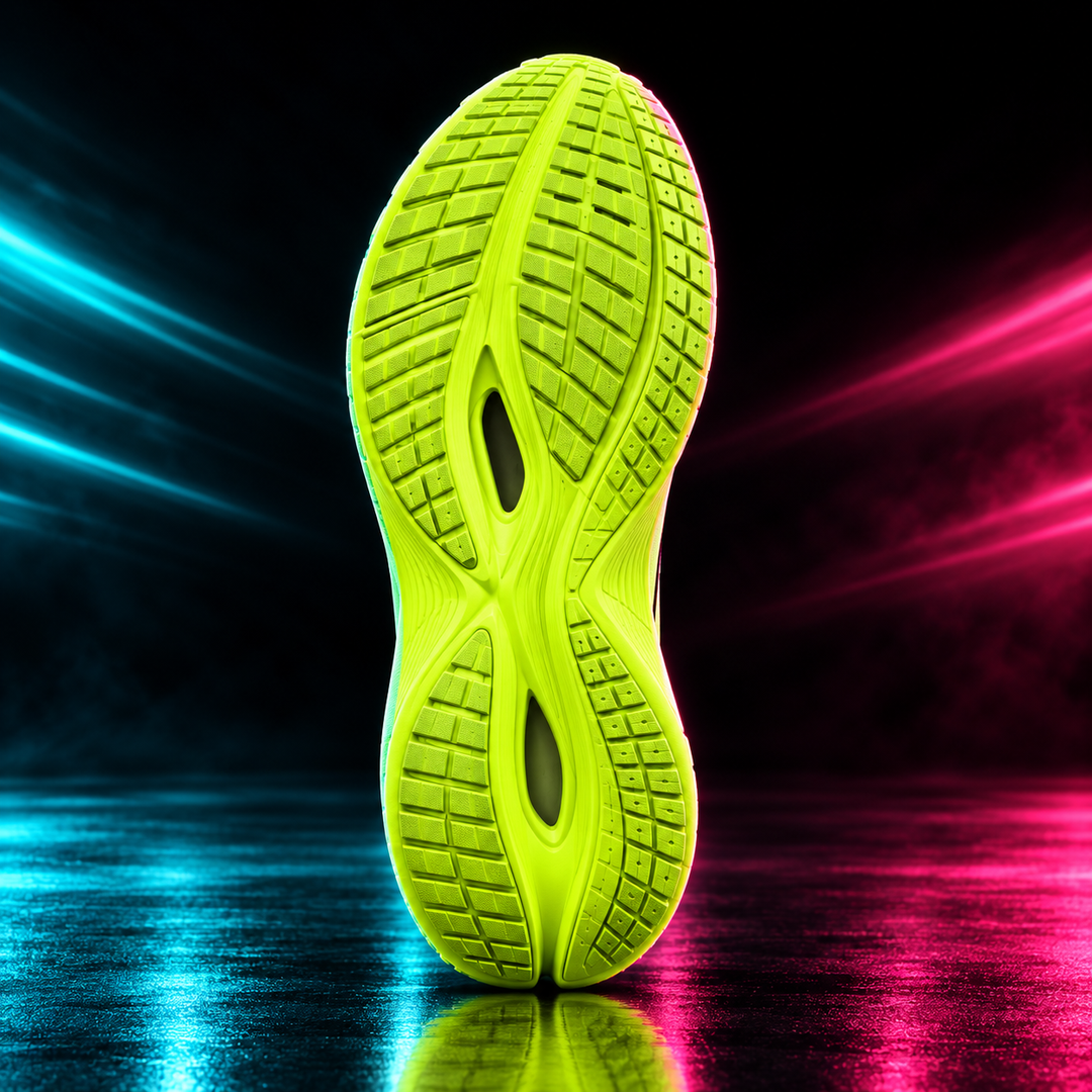 CHUNTA 9PRO in Lime, outsole view