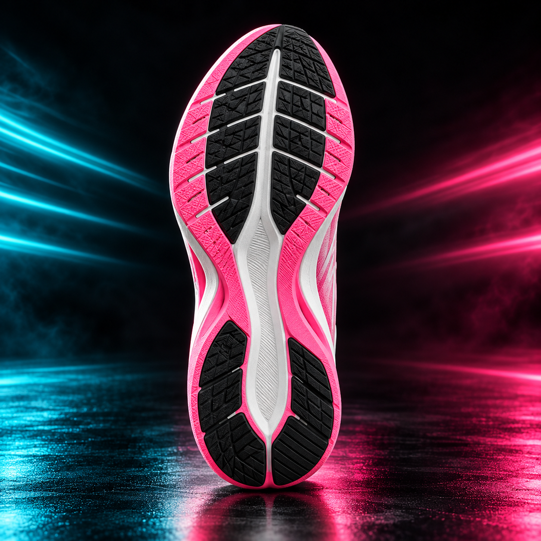 CHUNTA Tempo in Pink, outsole view