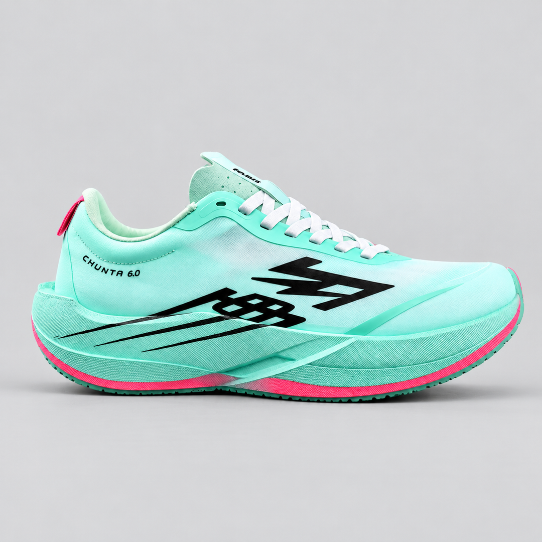 CHUNTA Circuit 6.0 in Mint / Pink, outer lateral view
