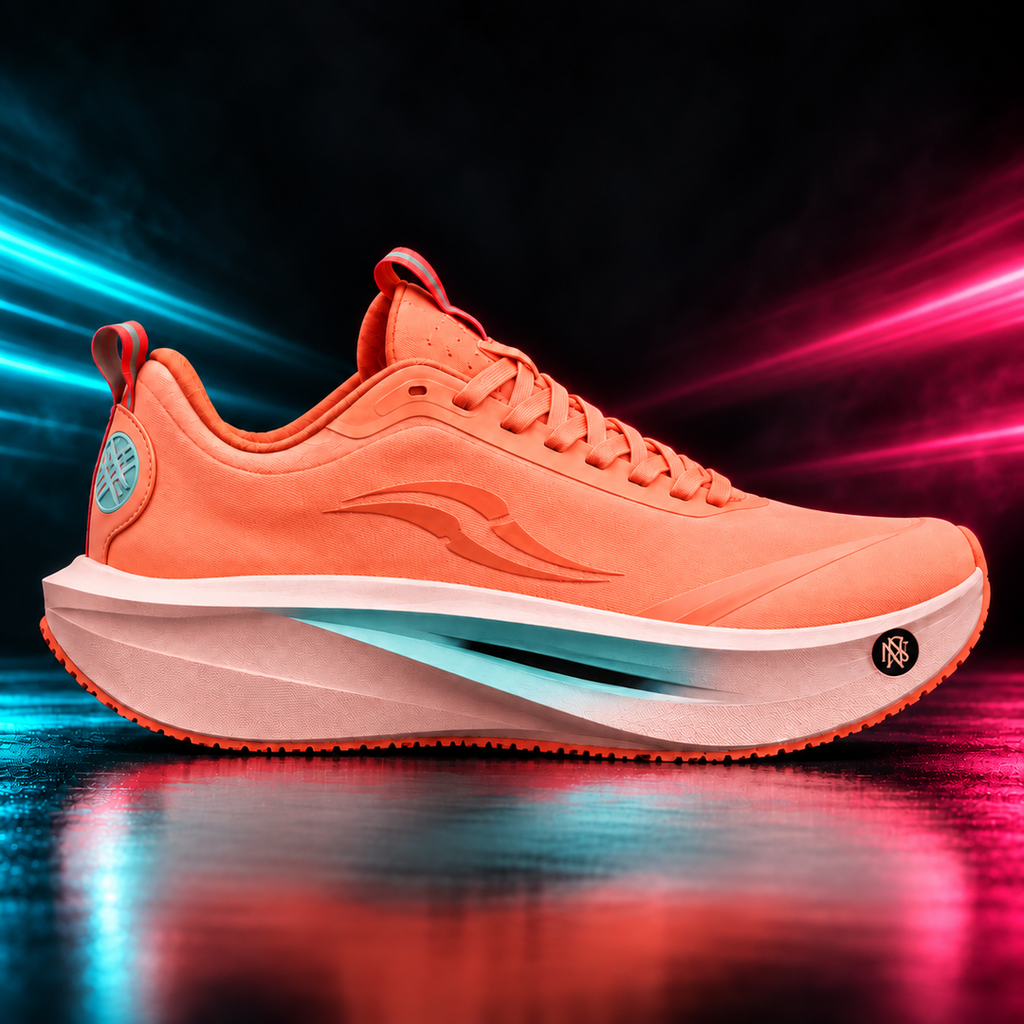 CHUNTA Orbit in Salmon, outer lateral campaign view