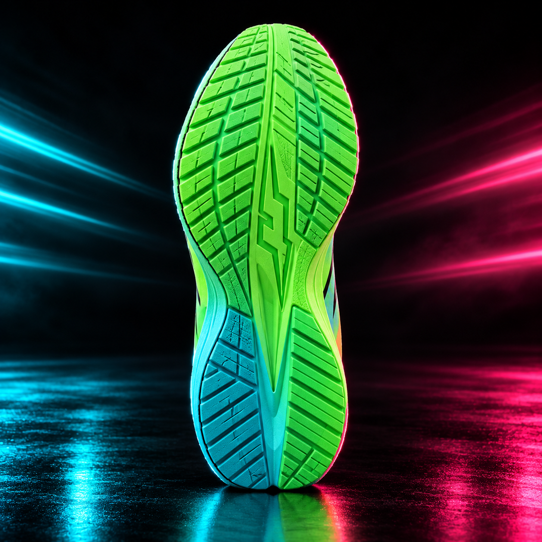CHUNTA Pulse in Green, outsole view