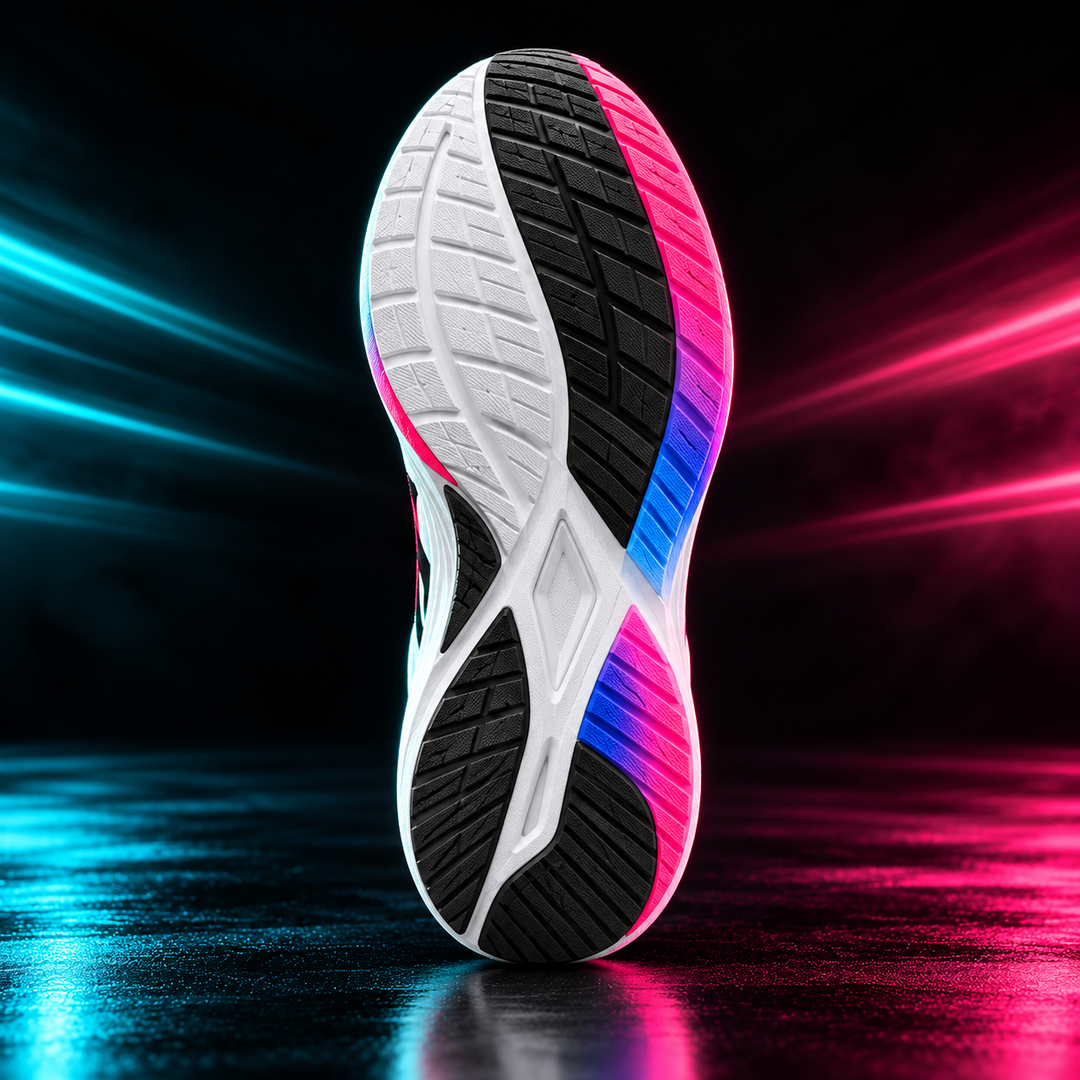 CHUNTA Signature in White / Multicolor, outsole view