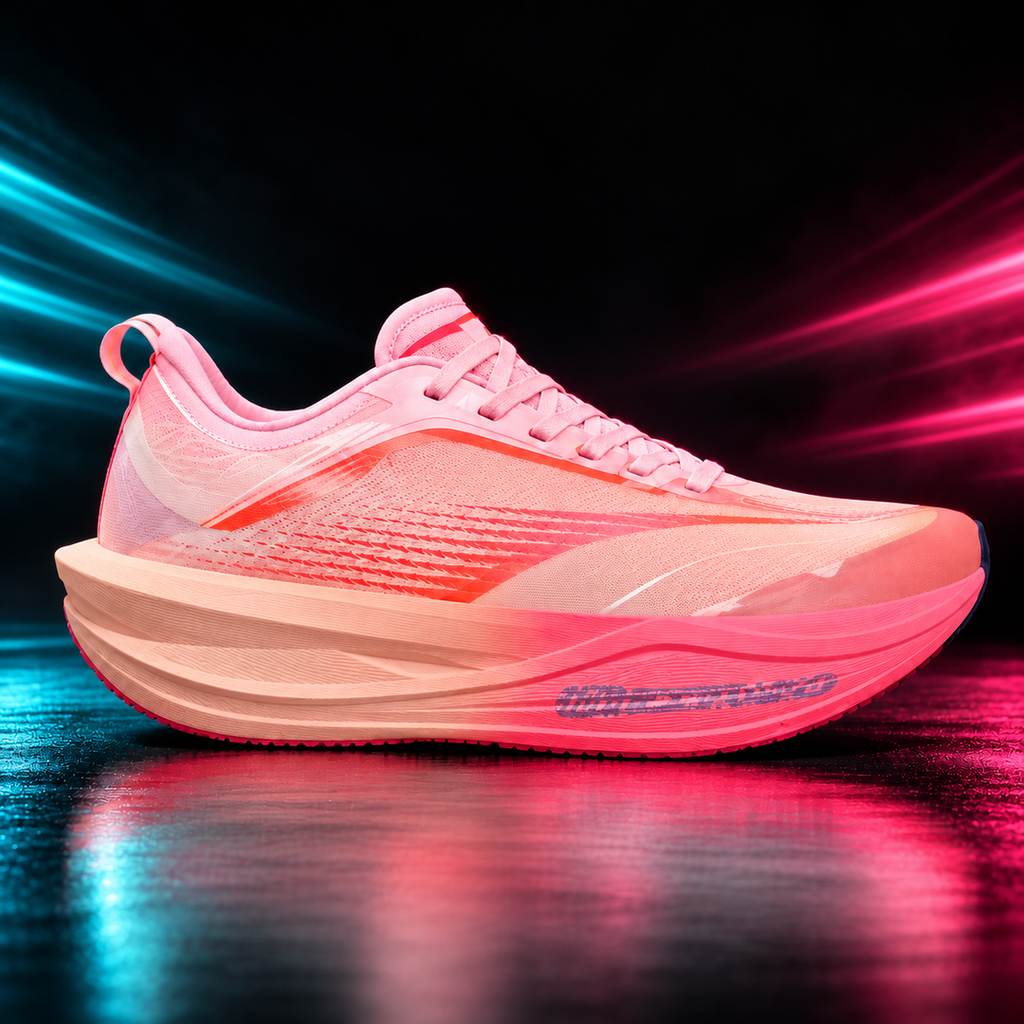 CHUNTA Momentum in Salmon / Pink, outer lateral campaign view