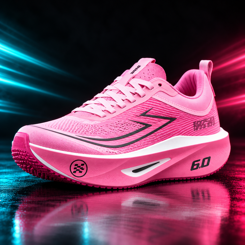 CHUNTA Arc 6.0 in Pink, front three-quarter campaign view