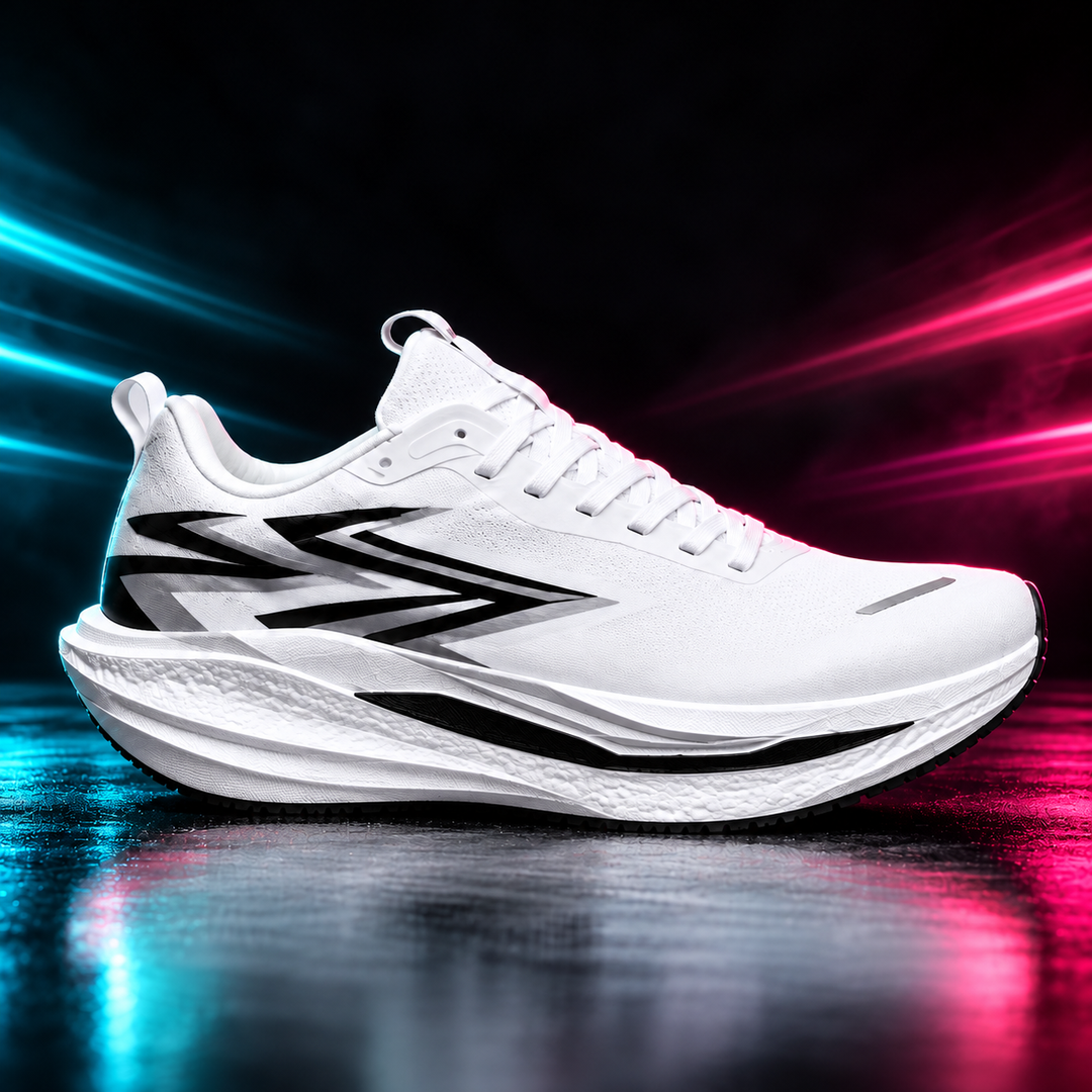 CHUNTA Strike in White / Black, outer lateral campaign view