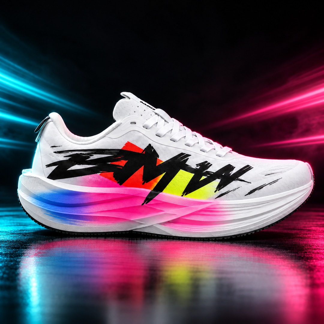 CHUNTA Signature in White / Multicolor, outer lateral campaign view
