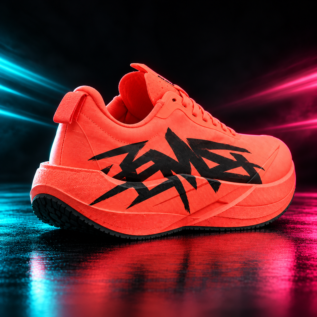 CHUNTA Signature in Coral, rear three-quarter campaign view