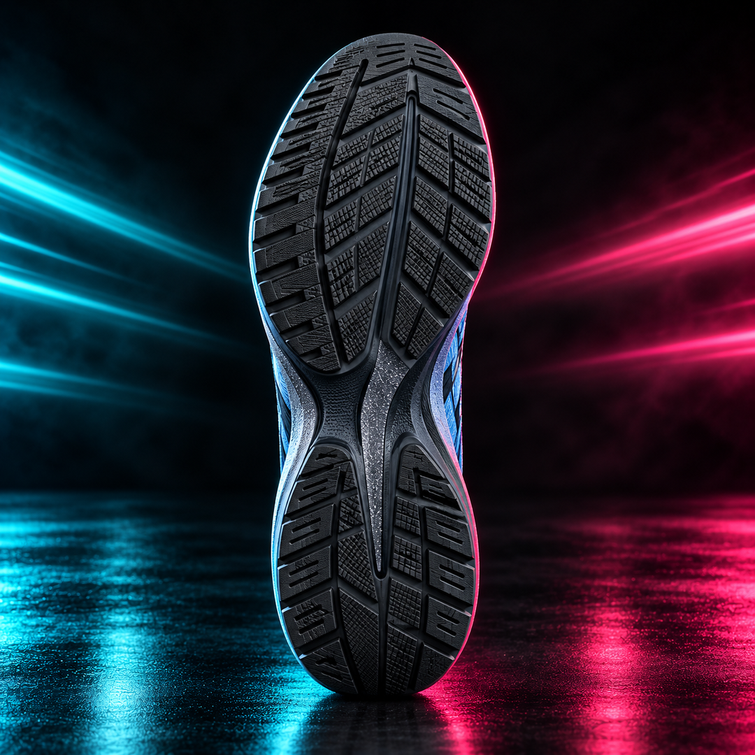 CHUNTA Tempo in Blue, outsole view