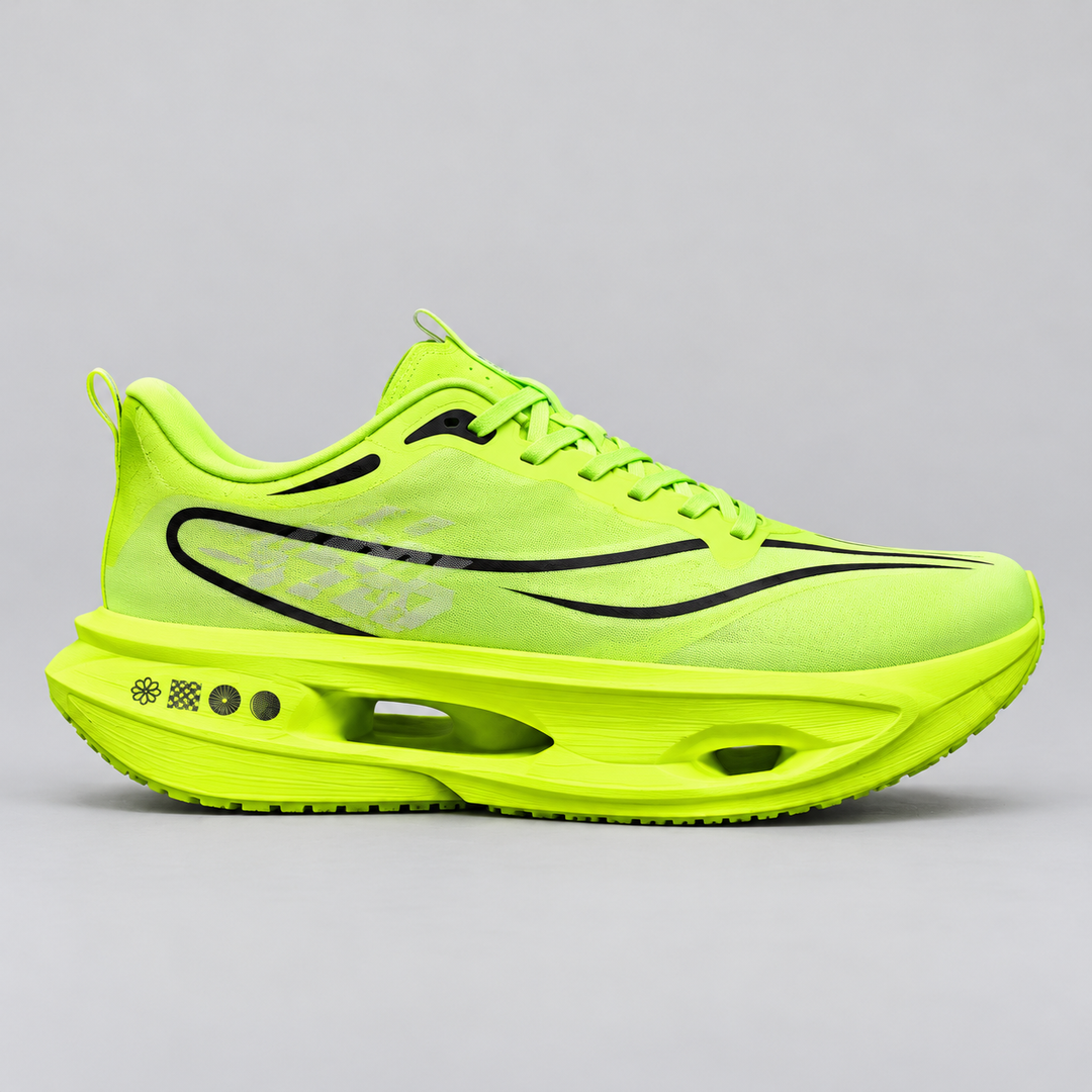 CHUNTA 9PRO in Lime, outer lateral view