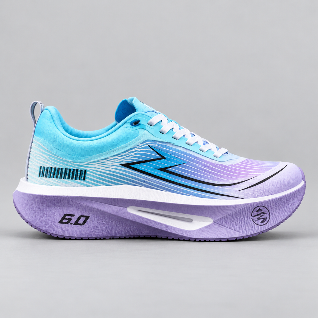 CHUNTA Arc 6.0 in Light Blue / Lilac, outer lateral view