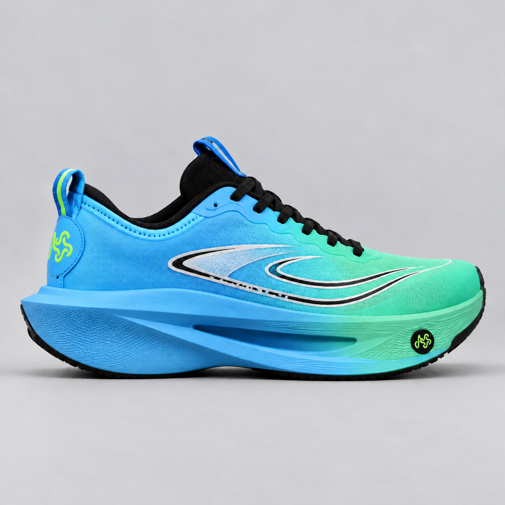 CHUNTA Orbit in Blue / Green, outer lateral view