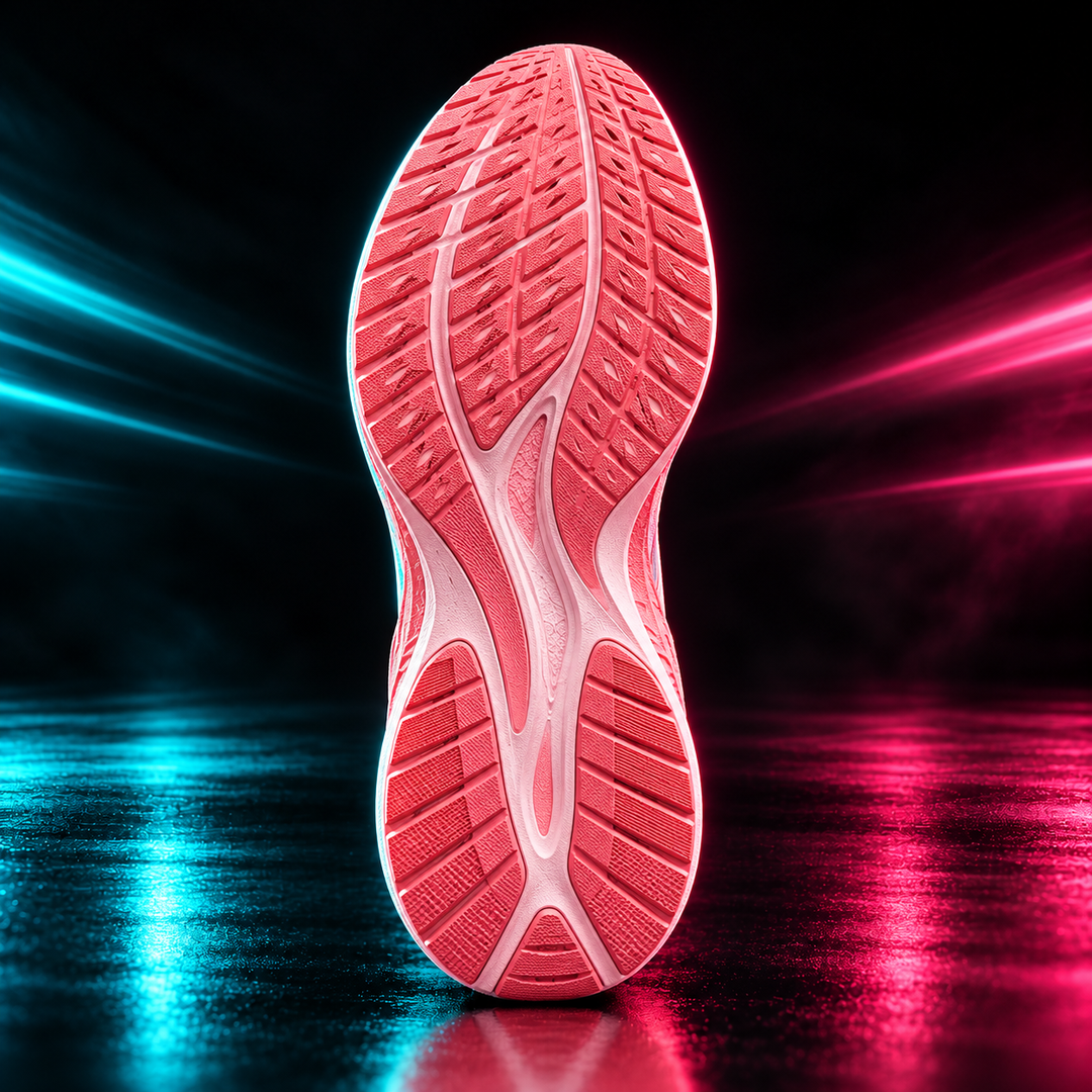 CHUNTA Strike in Pink, outsole view