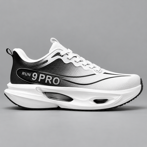 CHUNTA 9PRO in White / Black, outer lateral view