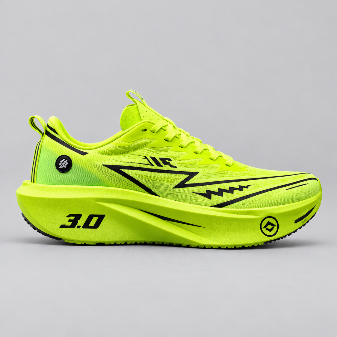 CHUNTA Tempo in Lime, outer lateral view