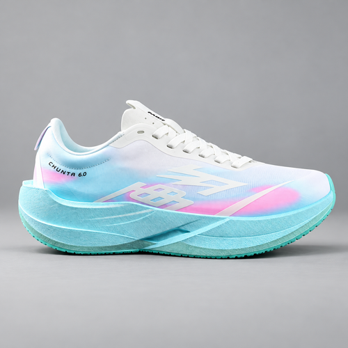 CHUNTA Circuit 6.0 in Light Blue / Lilac / Pink, outer lateral view