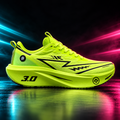 CHUNTA Tempo in Lime, outer lateral campaign view