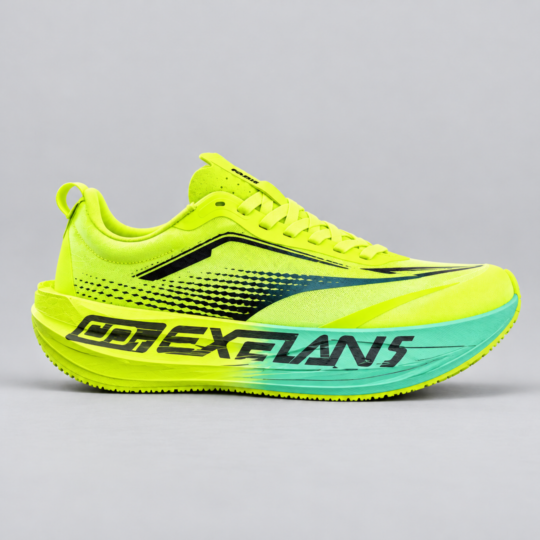 CHUNTA Momentum in Lime / Mint, outer lateral view
