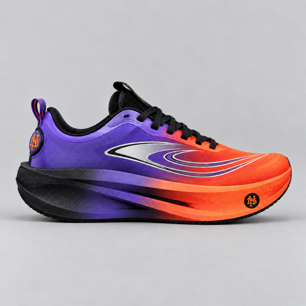 CHUNTA Orbit in Purple / Orange, outer lateral view
